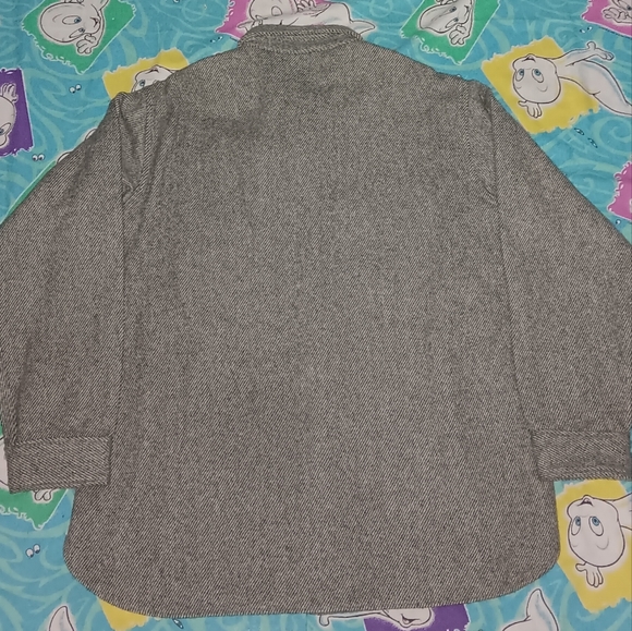New 80s Woolrich Wool Button Up Shirt Vintage - Picture 2 of 6
